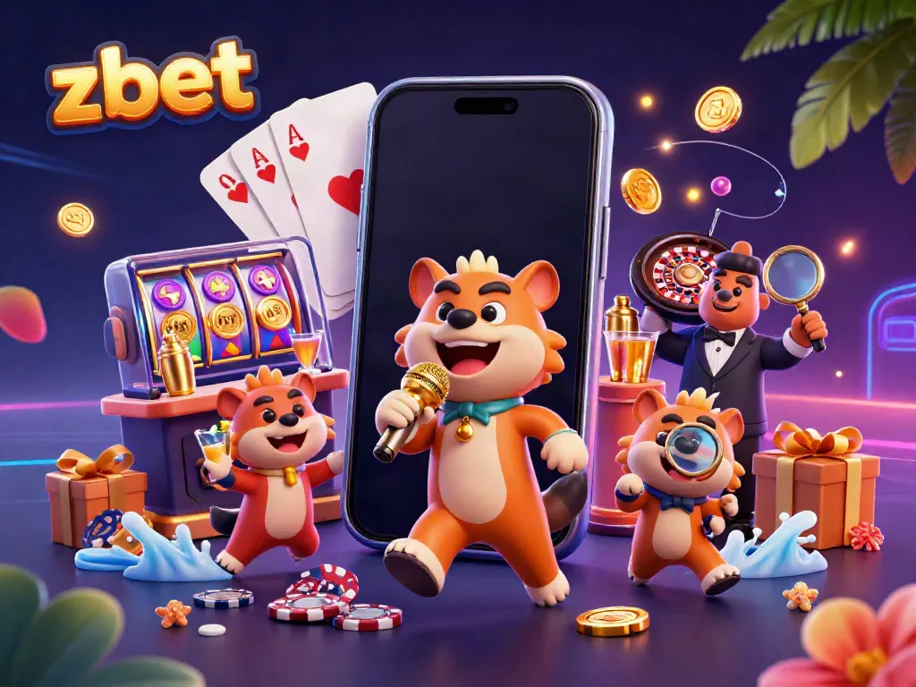 Experience excitement at zbet with vibrant hyenas running a comedy casino, mixing drinks and checking IDs.